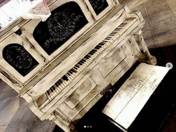 Public piano in Denver, Colorado, United States
