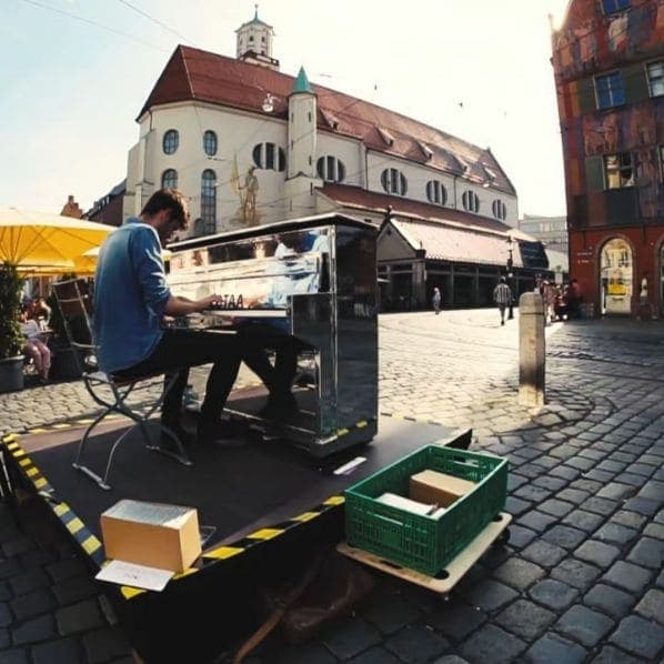 Photo of Augsburg, Germany at 40, Hunoldsgraben, Ulrichsviertel, Lechviertel, östliches Ulrichsviertel, Innenstadt, Augsburg, Bavaria, 86150, Germany