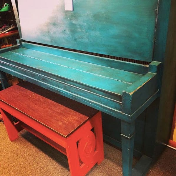 Public piano in Gem County, Idaho, United States