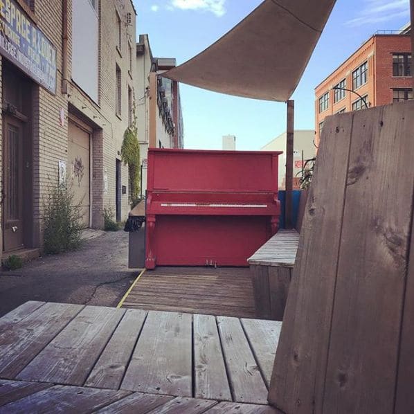Public piano in Cheatham County, Tennessee, United States