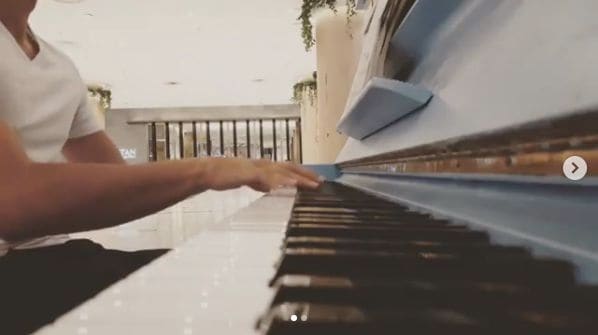 Public piano in Kuala Lumpur, Malaysia