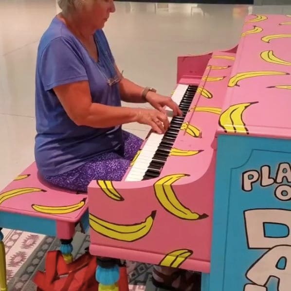 Public piano in Dallas, Texas, United States
