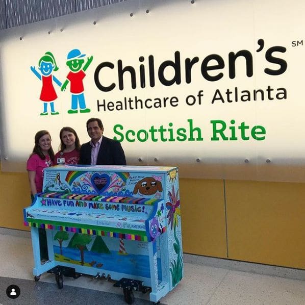 Public piano in Cobb County, Georgia, United States