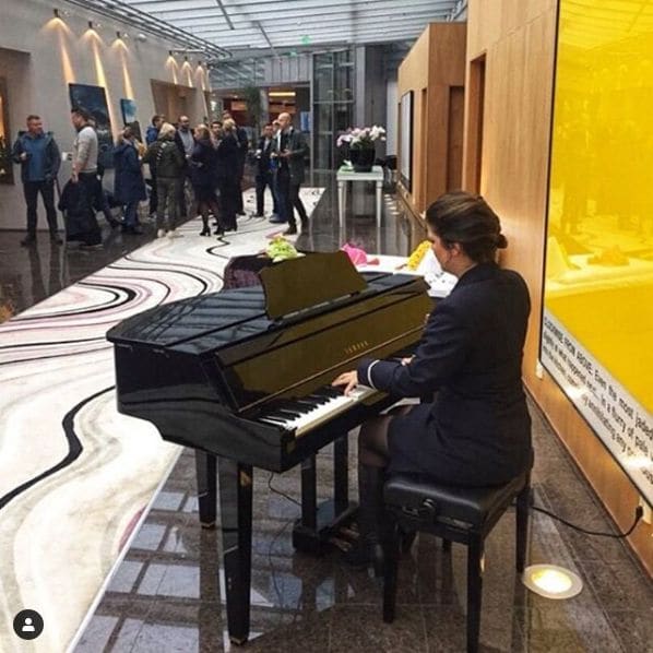 Public piano in Bergen, Norway