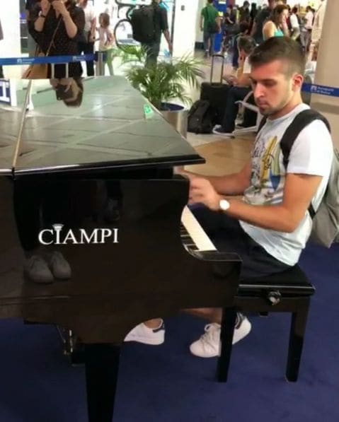 Public piano in Roma Capitale, Lazio, Italy