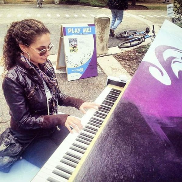 Public piano in New Orleans, Louisiana, United States