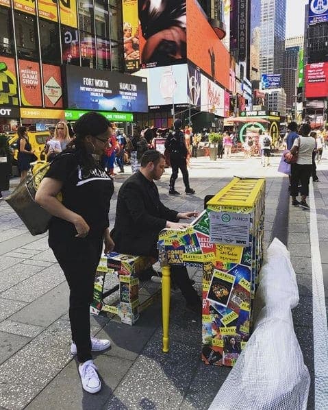 Photo of Times Square, New York City at New York Marriott Marquis, 1535, Broadway, Theater District, Manhattan, New York County, New York, 10019, United States