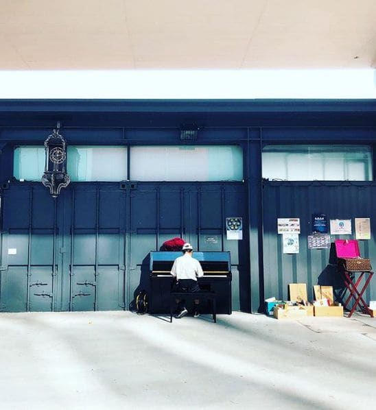 Public piano in Kowloon, Hong Kong, China