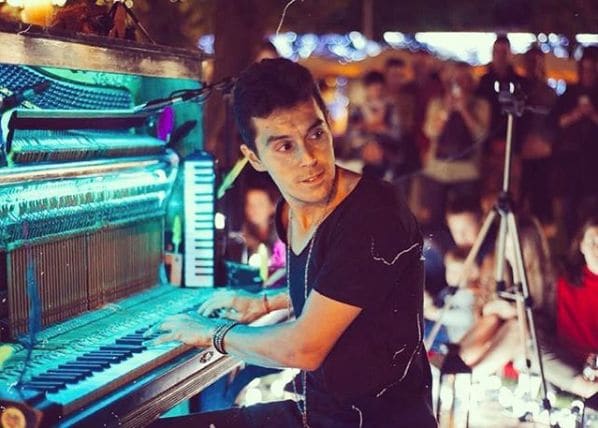 Public piano in Moscow, Moscow, Russia