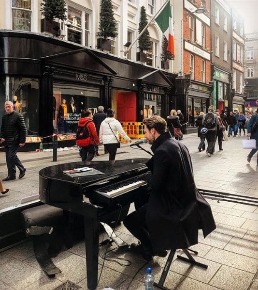 Public piano in Dublin, Ireland
