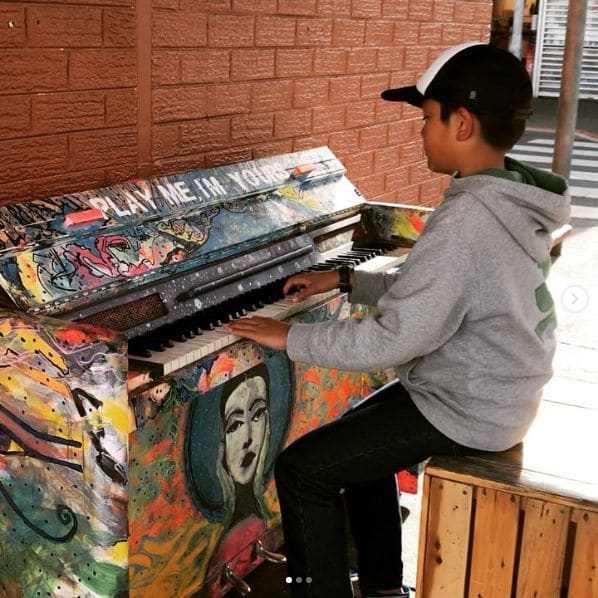 Public piano in Melbourne, Victoria, Australia