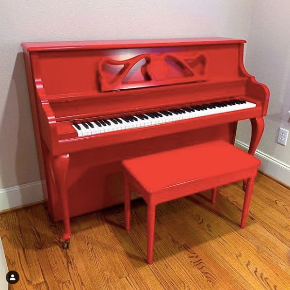 Public piano in Houston, Texas, United States