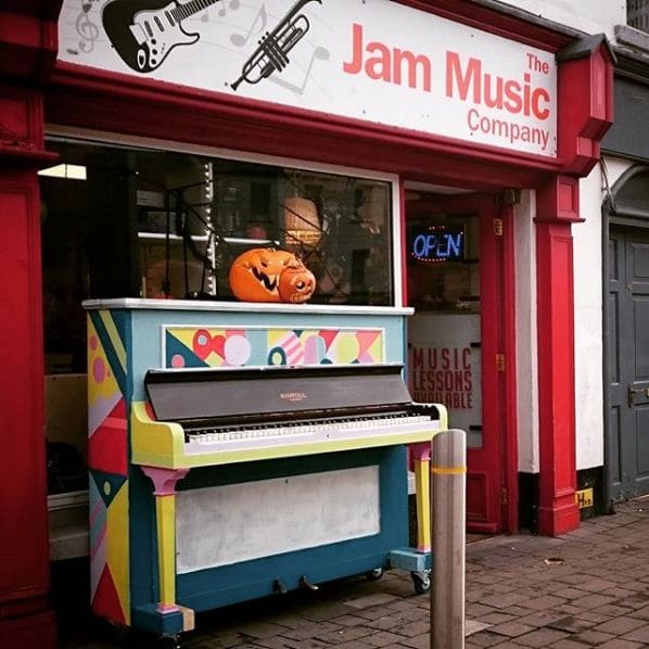 Public piano in County Kildare, Ireland