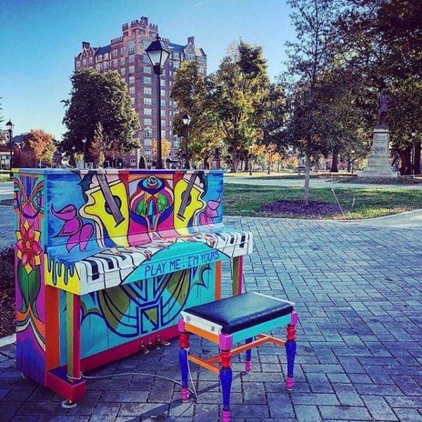 Photo of Monroe Park at Chess Building, North Laurel Street, Oregon Hill, Richmond, Virginia, 23220, United States