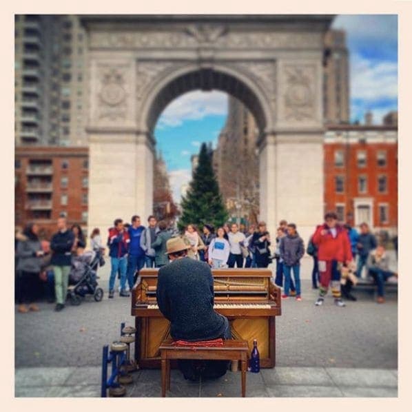 Photo of Washington Square Park at Washington Square Fountain, Washington Square South, Washington Square Village, Manhattan Community Board 2, Manhattan, New York County, New…