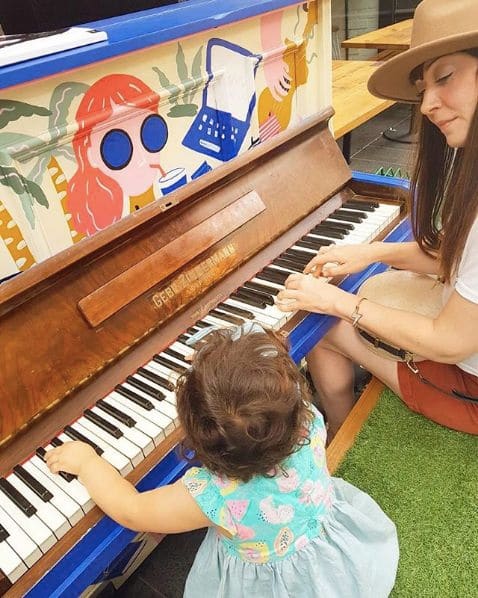 Public piano in Melbourne, Victoria, Australia
