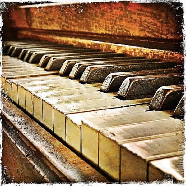 Public piano in Madison County, Indiana, United States
