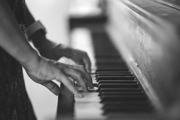 Public piano in Melbourne, Victoria, Australia