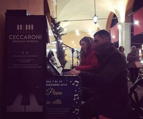 Public piano in Quartiere Centro Urbano, Emilia-Romagna, Italy