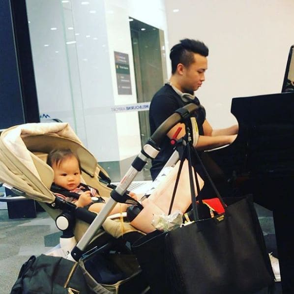 Public piano in Melbourne, Victoria, Australia