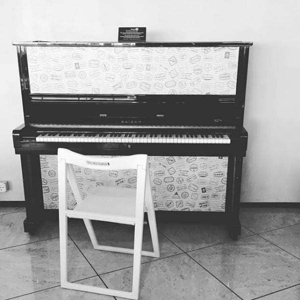 Public piano in Napoli, Campania, Italy