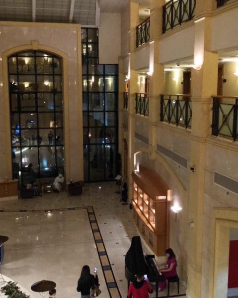 Public piano in Al Jahili, Abu Dhabi Emirate, United Arab Emirates