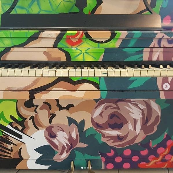 Public piano in St. John's, Newfoundland and Labrador, Canada
