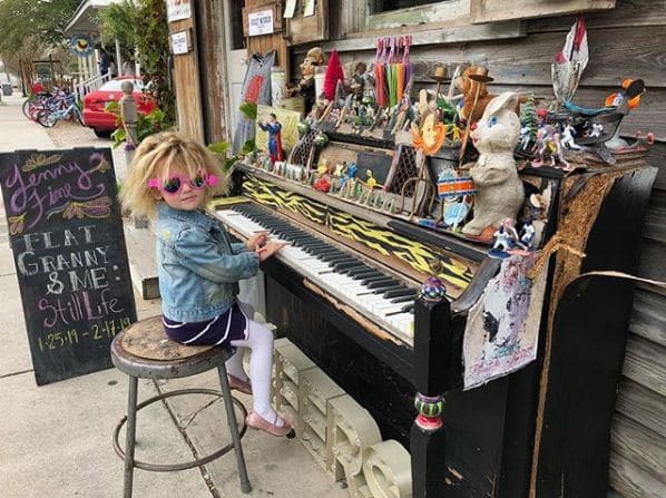Public piano in Hancock County, Mississippi, United States
