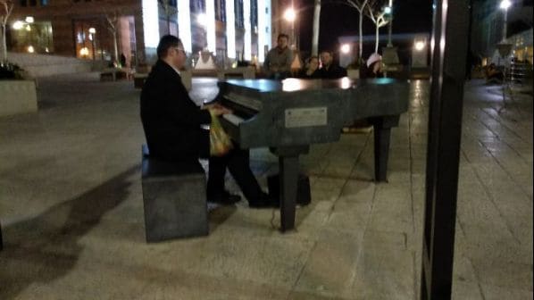 Public piano in Jerusalem, Jerusalem District, Israel