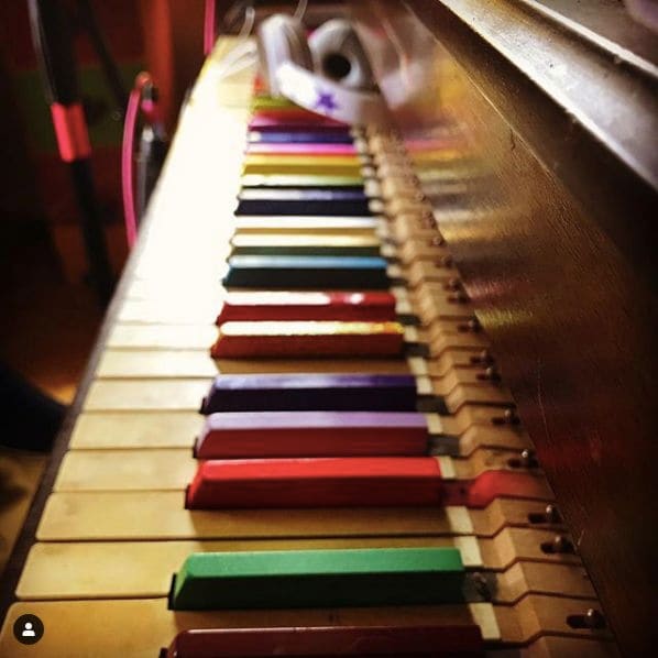 Public piano in Birmingham, Alabama, United States