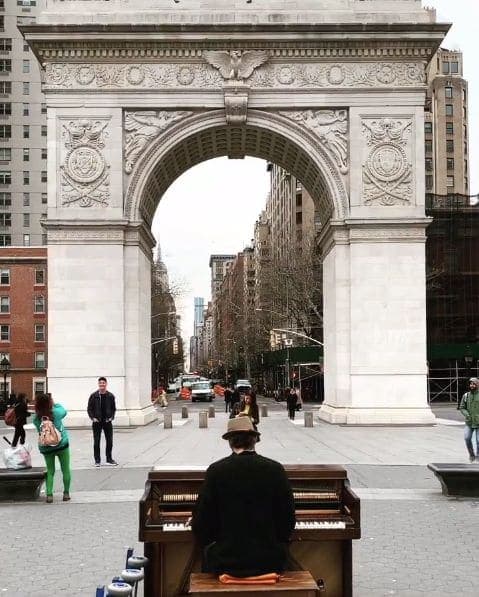 Photo of Washington Square Park at Washington Square Fountain, Washington Square South, Washington Square Village, Manhattan Community Board 2, Manhattan, New York County, New…