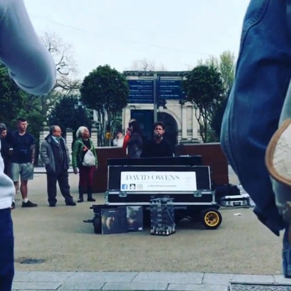 Public piano in Dublin, Ireland