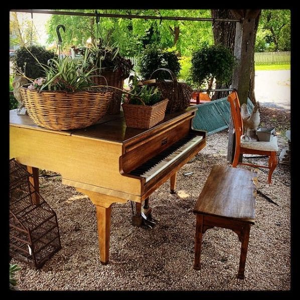 Public piano in Loudoun County, Virginia, United States