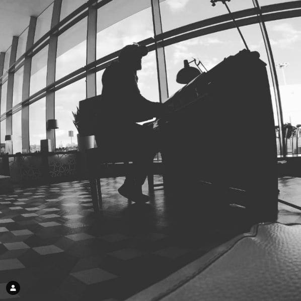 Public piano in Warsaw, Masovian Voivodeship, Poland