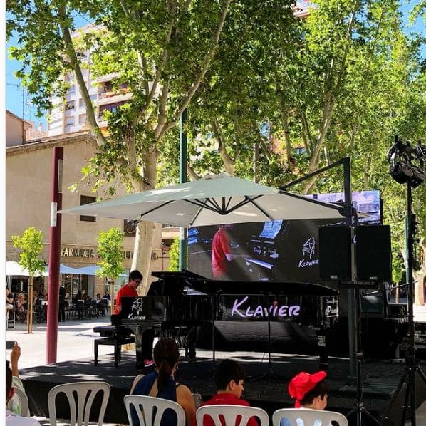 Public piano in Murcia, Region of Murcia, Spain