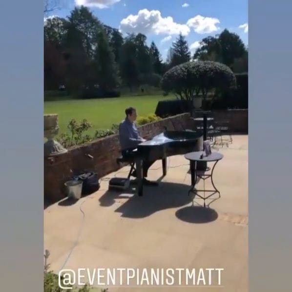 Public piano in East Cambridgeshire, England, United Kingdom