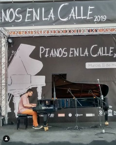 Public piano in Murcia, Region of Murcia, Spain
