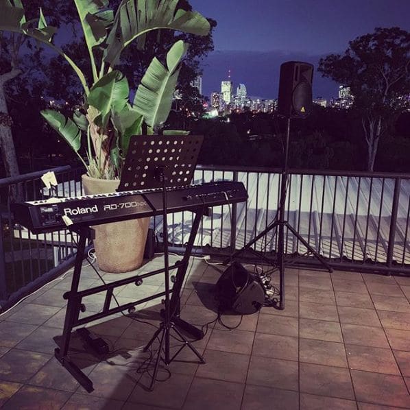 Public piano in Brisbane City, Queensland, Australia