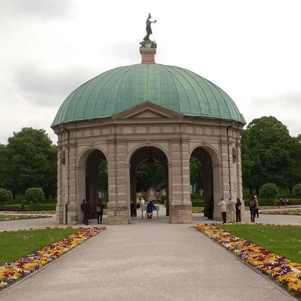 Public piano in Munich, Bavaria, Germany