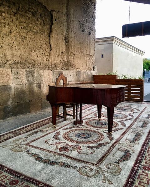 Public piano in Armavir Province, Armenia