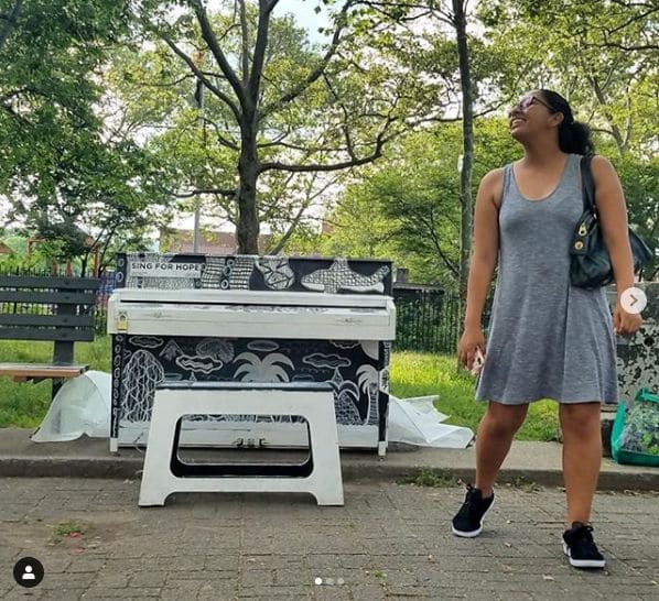 Public piano in Philadelphia, Pennsylvania, United States