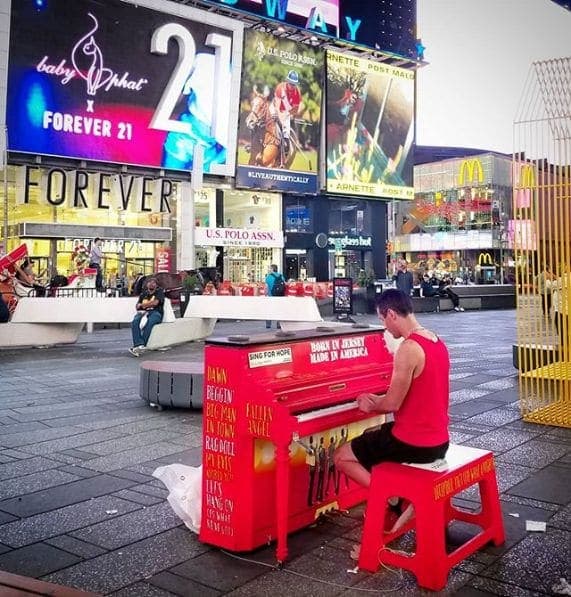 Photo of Times Square, New York City at New York Marriott Marquis, 1535, Broadway, Theater District, Manhattan, New York County, New York, 10019, United States
