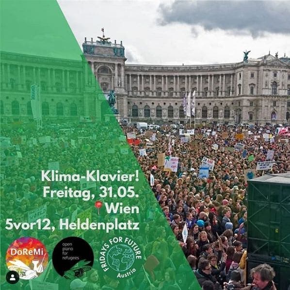 Photo of Heldenplatz at Archduke Charles of Austria memorial, Heldenplatz, Widmerviertel, Innere Stadt, Vienna, 1010, Austria. 📌 Wien! Wir freuen uns, euch das Klima-Klavier im…