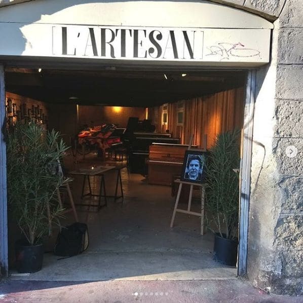 Public piano in Montpellier, Occitania, France