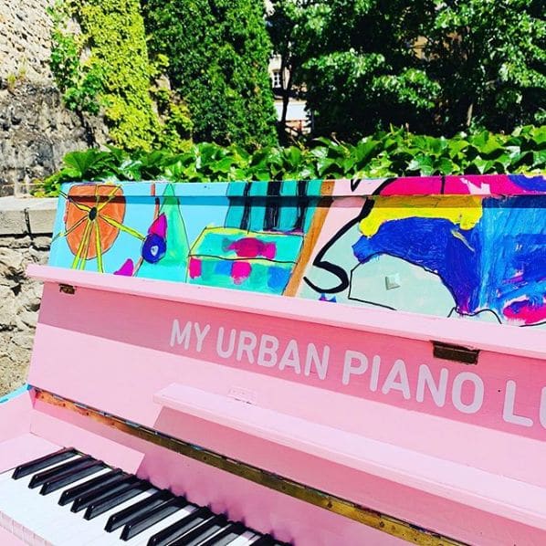 Public piano in Luxembourg, Luxembourg