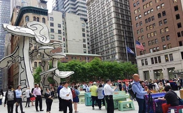 Photo of 28 Liberty Street at 28 Liberty, 28, Liberty Street, Financial District, Manhattan, New York County, New York, 10005, United States. 50 new SING FOR HOPE PIANOS hit the…