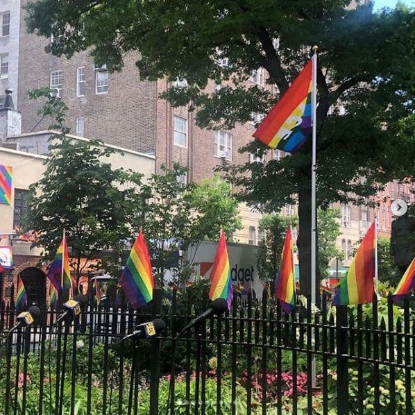 Photo of Christopher Street–Sheridan Square at Christopher Street-Sheridan Square, Grove Street, Manhattan Community Board 2, Manhattan, New York County, New York, 10014, United…