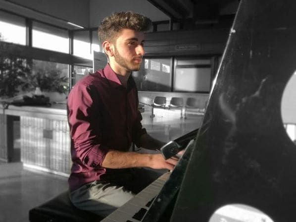 Public piano in Napoli, Campania, Italy