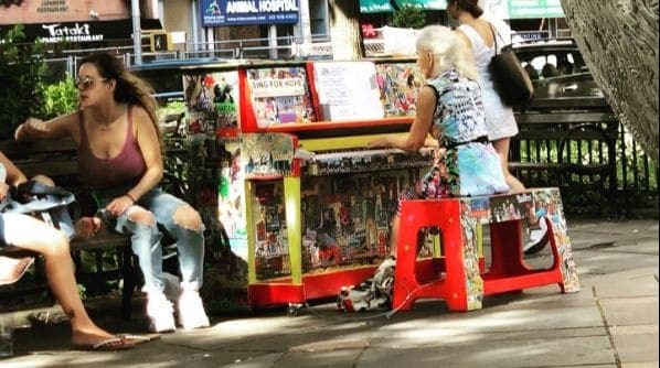 Photo of Tribeca Park at Tribeca Park Cafe, 1, Walker Street, Tribeca, Five Points, Manhattan, New York County, New York, 10005, United States