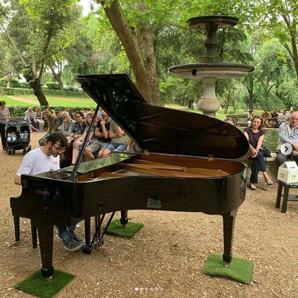 Public piano in Rome, Lazio, Italy